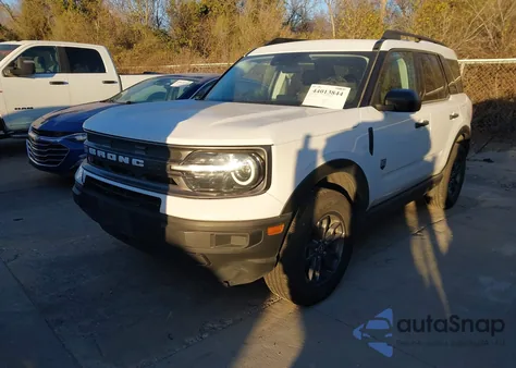 2024 Ford Bronco Sport Big Bend z USA, uszkodzony, nr VIN 3FMCR9B62RRE11966